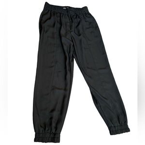 NWOT Zara Black Jogger with Elasticated Waistband size M